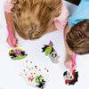Klever Kits Halloween Gem Art Kit, Kids Halloween Art Crafts Party Supplies, Diamond Painting Kit with Stickers, Suncatchers, and Keychains, Party Favor DIY Activities School Game Goodies Gift