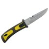 Treasure Gurus 9" Stainliess Steel Blade Yellow Dive Knife with Line Cutter and Arm or Leg Straps