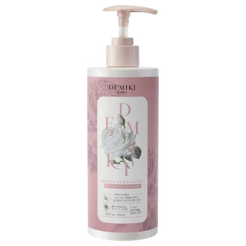 DEMIKI Shampoo Scalp for Oily Hair.White Rose Fragrance.Japanese Shampoo Sulfate-Free,Paraben-Free.Reduces Grease & Adds Volume,Clarifying Shampoo for Women