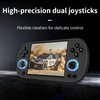 RG40XX H Retro Handheld Game Console 4.0-inch IPS Screen Linux System Game Player 64GB Card Preloaded 5000+ Games RGB Lighting 3200mAh Battery(RG40XX H-Black)