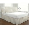 FRESH IDEAS Bedding Ruffled Bedskirt, Classic 14” drop length, Gathered Styling, Full, Ivory (FRE30114IVOR02)