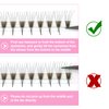 Premade Fans Eyelash Extensions 5D-C-0.10-10 Premade Volume Lash Extensions Pointed Base Fans 0.10 Premade Volume Fans C D Curl(5D-C-0.10,10 mm)