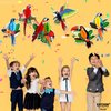 KatchOn, Tropical Birds Honeycomb Cutouts - Big, Pack of 6 | Jungle Theme Decorations, Luau Party Decorations | Tropical Party Decorations, Hawaiian Party Decorations | Rainforest Decor, Tiki Party