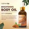 OMIC LightenUp, Skin Brightening Body Oil - 4.2 fl oz / 125 ml - Hyperpigmentation Body Seum, Dark Spot Remover, for Men and Women with Vitamin E, Shea Butter, Almond Oil