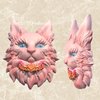 KAKIWYHHH Maine Coon Curlicues Cat 3D Epoxy Resin Silicone Mold, Craft, Polymer Clay, Plaster