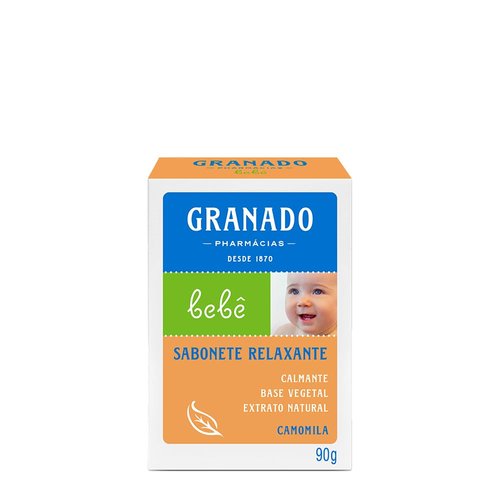 Granado - Linha Bebe - Sabonete em Barra Camomila 90 Gr Baby Collection - Chamomile Bar Soap Net 3.1 Oz