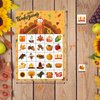 MISS FANTASY Thanksgiving Games Thanksgiving Bingo Game for Kids 24 Players Bingo Cards Thanksgiving Games for Family Thanksgiving Bingo for Toddlers Thanksgiving Activities for Kids Classroom Party