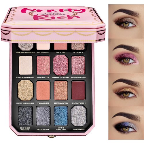 Pretty Rich Diamond Light Eye Shadow Palette -too beautiful,16 colors