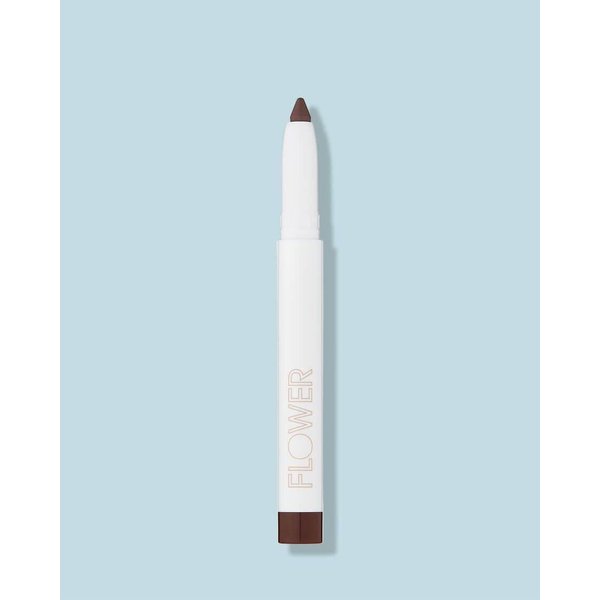 FLOWER BEAUTY By Drew Barrymore Scribble Stick Lip Liner + Eyeliner - Smooth Application + Blendable - 2-in-1 Lip + Eye Liner (Espresso)