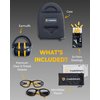 TradeSmart All-in-One Shooting Ear Protection - Comfort+ NRR 28 Earmuffs, Glasses & Earplugs + Carry Case