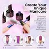 SUPWEE 12 Colors Cat Eye Gel Polish with Magnetic Stick, Chameleon Magnetic Gel Polish Kit Trible Colors Effect Galaxy Cateyes Nail Polish Gel Collection Home DIY Manicure for Women Girl