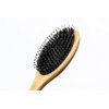 Ecowood - Bamboo Hair Brush with Natural Soft Bristles and Rounded Tip – Elevate Your Hair Care Routine!