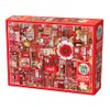 Cobble Hill 1000 Piece Puzzle - Rainbow Collection: Red - Sample Poster Included