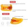 7 Pack Gua Sha Scraping Massage Facial Tools Kit, ResinGuasha Scraper Board Health Care Beauty Scrape Plate with Flax Bag for Face Body Leg Back Care Physical Acupuncture Deep Tissue Therapy (Amber)
