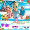 GIFTINBOX Kids Sunglasses Bulk Party Favors For Kids 3-5 4-8, 24Pack Neon Sunglasses For Kids Boys Girls with UV400 Protection, Pool Beach Kids Sunglasses Party Favors Great Gift for Birthday Party…