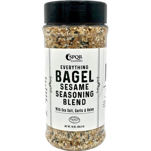 Everything Bagel Seasoning Blend Original XL 10 Ounce Jar. Delicious Blend of Sea Salt and Spices Dried Minced Garlic & Onion Flakes. Bagel Allspice, Sesame Seasoning Spice Shakera
