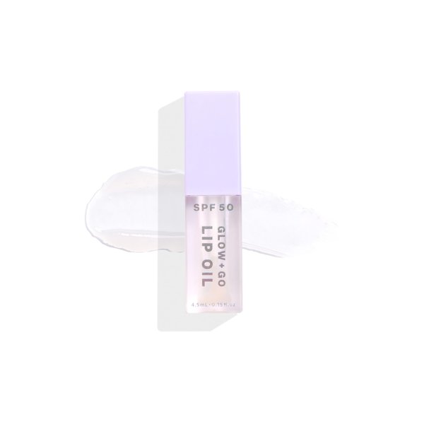 Naked Sundays SPF50 Glow & Go Lip Oil: Lip Oil with SPF, Moisturizes and Protects Lips, 4.5ml in Coconut