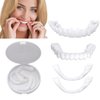 Denture Teeth Temporary Fake Teeth Snap On Top and Bottom Teeth for Men and Women, Cover The Imperfect Teeth,Fix Confident Smile