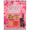 W7 Sculpt Love, Sculpt Power, More Lash Mascara, Extra Fine Liquid Eyeliner Set, Pink