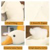 Werdast 25.5 Inches Goose Stuffed Animals Plush Pillow Super Soft White Swan Sleeping Throw Plushie(White, 25.5")