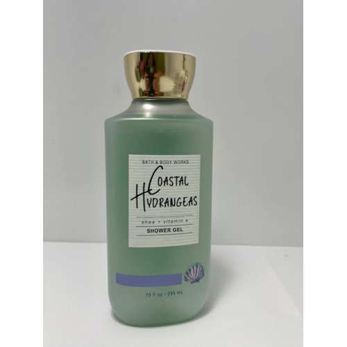 Bath and Body Works White Barn Coastal Hydrangeas Shower Gel Wash 10 Ounce