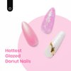 Beetles Pearl Gel Nail Polish 6 Colors Shimmer Glitter White Pink Blue Nail Polish Mermaid Gel Soak Off Uv Led Spring Summer Gel Polish Swirl Thread Effect DIY Manicure Art Gift for Women