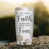 wowcugi Christian Gifts For Women Let Your Faith Be Bigger Than Fear Dragonfly Tumbler 20oz Stainless Steel Travel Mug Insulated Birthday Christmas Jesus Religious Tumblers Gifts For Christians