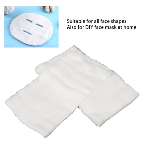 ZJchao Gauze Face Mask, 100pcs Gauze Facial Mask Strong Water Absorption Disposable DIY Face Skin Mask Sheets Gauze Face Pad Gauze Skin Mask for Beauty Salon and Home Use