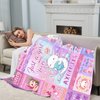 Axolotl Gifts, Axolotl Blanket, Axolotl Stuff, Gifts for Axolotl Lovers, Axolotl Gifts for Girls Women, Just A Girl Who Loves Axolotles for Birthday Christmas Soft Throw Blanket 40"x50"