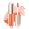 KISSIO Plumping Lip gloss,Shimmer and Cool,Make Lips Plump and Moisturizing,Lip Gloss contains Peppermint and Beeswax,Cruelty Free,4.5 ml,03 Lakeside