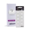 Oticon MiniFit Bass Double Vent 6mm = 0.24 inches - Small 10 Domes, Genuine OEM Denmark Replacements, Oticon Hearing Aid Domes Compatible with Oticon Bernafon Sonic Hearing Aids -1 Pack/10 Domes Total