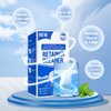 MitButy Retainer Cleaner Tablets (120 Count) with 1 Denture Bath Case and 1 Brush - Denture Cleaning Tablets for Invisalign, Aligners, Mouth & Night Guards, and Removable Dental Appliances