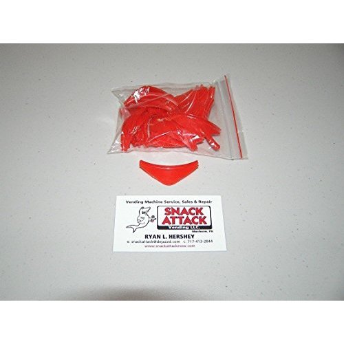 (25) SNACK VENDING MACHINE UNIVERSAL COIL PUSHERS (Red) - AP,Rowe,USI,National,AMS