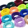 Generic Noor Village Impression Jewellery Hair Elastics Ties Stretchable Rubber Hair Bands for Thin Hair - No Crease Hair Accessories for Women, Men, Girls, and Boys - Elastic Bands (Model 1)