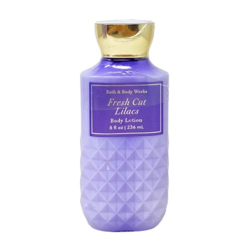 Bath & Body Works Fresh Cut Lilacs 3 Pack Body Lotion Bundle with a Lavender Dream Bar Soap - Full Size