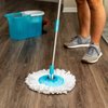 Hurricane Spin Mop Replacement Mop Heads for As Seen On TV Mop & Bucket Cleaning System by BulbHead, Spin Away Germy, Dirty Water - Super-Absorbent Microfiber Mop Head Holds 10X Weight — 1-Pack