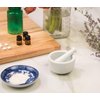 HIC Kitchen Mortar and Pestle for Grinding Spices and Herbs and Crushing Pills, Fine-Quality Porcelain