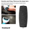 5 Pack Black Extra Coarse Replacement Refill Roller Compatible with Amope Pedi Refills Electronic Foot File