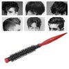 Small Mini Ultra Thin Aluminum Tube Nylon Bristles Styling Brush for Short Hair, Bangs, Beard, Lifting, and Curling (Number 3)