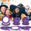 Qyeahkj 100PCS Halloween Spider Web Party Plates and Napkins Halloween Party Supplies Purple Spiderweb Party Tableware Set Halloween Paper Plates for Halloween Theme Party Decor Favors Serves 25r