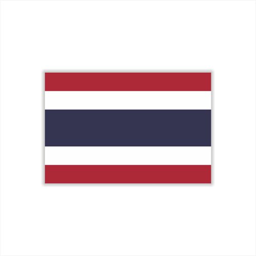 Womaha 30 Sheets Thailand Flag Temporary Tattoos Fans Face Tattoo Stickers for Adults Kids Group Activity Props