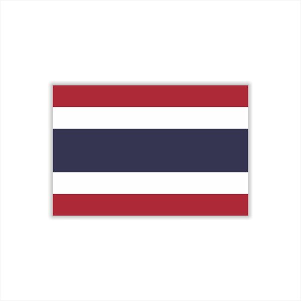 Womaha 30 Sheets Thailand Flag Temporary Tattoos Fans Face Tattoo Stickers for Adults Kids Group Activity Props