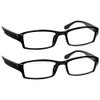 TruVision Readers Reading Glasses 9501HP-2-BLACK-3.25