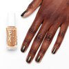 essie expressie™ nail polish, 24k FX Top Coat, Expressie FX collection, gold glitter shimmer, 8-free vegan gold glitter, 8-free vegan 0.33 fl oz