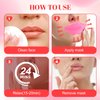 CACASO 50 Pcs Collagen Crystal Lip Masks,Lip Mask Sheet,Moisturizing Lip Mask,Lip Sheet Mask,Pink Lip Care Pads Mask for Dry Lips Hydrating Nourishing,Anti Chapped,Anti-Wrinkle,Plump Your Lips