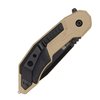 Smith & Wesson M&P SWMP3BSD 7.1in S.S. Assisted Folding Knife with 2.8in Serrated Tanto Blade and Aluminum Handle for Outdoor, Tactical, Survival and EDC