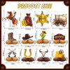 Chrisfall 12 Pcs Western Cowboy Party Decorations Wild West Honeycomb Centerpieces Wild West Cowboy Party Tables Decorations Western Theme Party Decorations for Cowboy Birthday Baby Shower Supplies