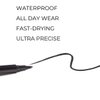 Claraline Waterproof Liquid Eyeliner Pen, Long Lasting, Fast-Drying, Ultra Precise, Paraben-Free,Cruelty Free, Halal Certified, Easy to Apply, Matte Finish, Black, 1 Count