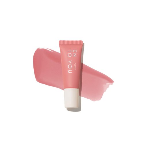 INTO YOU Liquid Blush for Cheeks, Water Sense Evolves into Soft Fog Powder Blush Matte and Natural finish, Light and Comfortable Cream Blush to Hold Makeup, Icy Peach(A01)