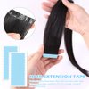 Tape in Hair Extensions Plier & 2 Sheets Hair Extension Tape,Stainless Steel Flat Surface Sealing Hair Extension Tools,Tape in Pliers Hair Extensions Pliers,for Women Hair